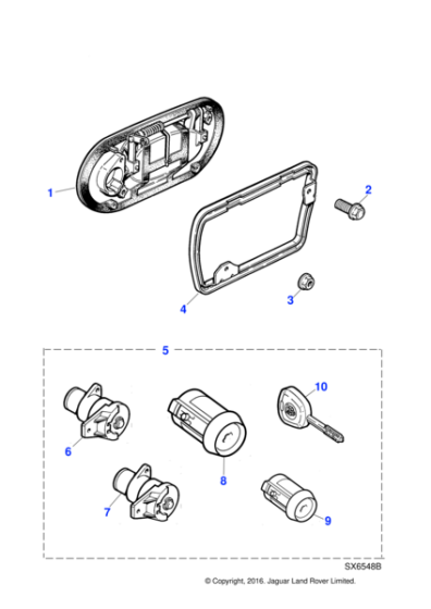 HNA7231AA2 - Jaguar Cut key
