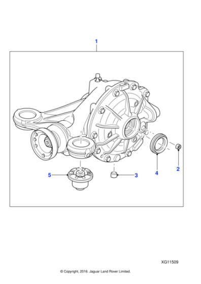 C2D3647 - Jaguar Output shaft oil seal