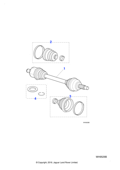 C2S40434 - Jaguar Drive shaft