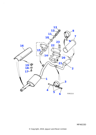 CAC3103 - Jaguar Mounting bar