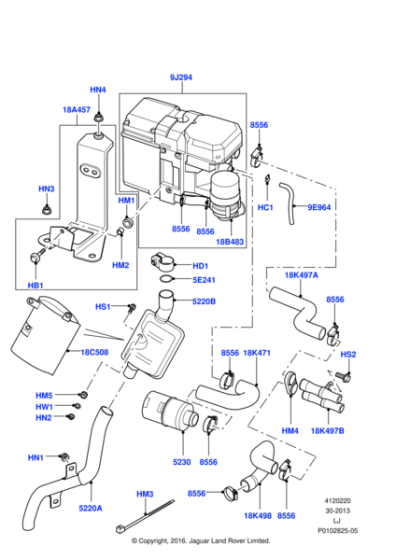 ETR000050 - Land Rover Insulator