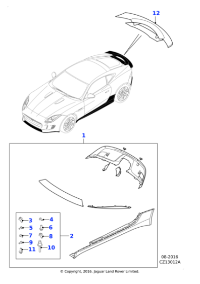 T2R25913LML - Jaguar Body styling kit