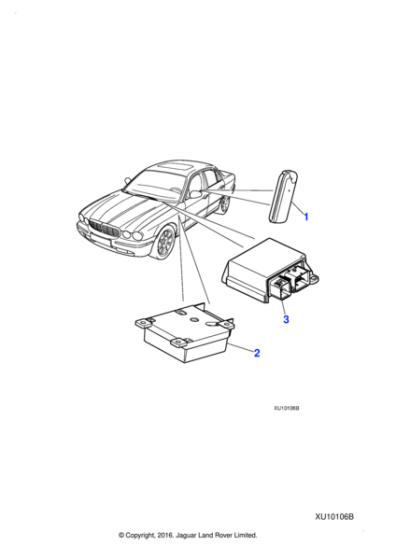 C2C38025 - Jaguar Restraint control module