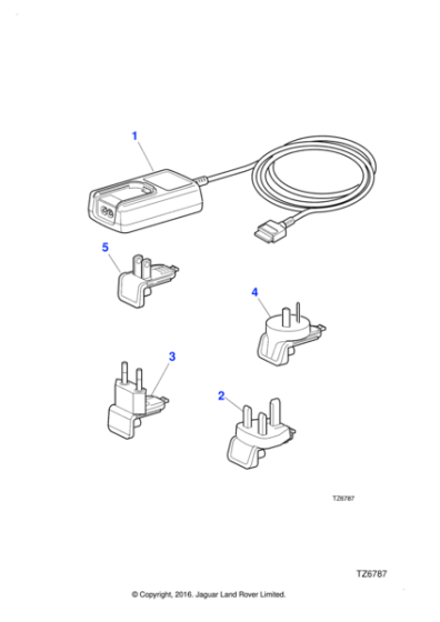 XR811738 - Jaguar Battery charger
