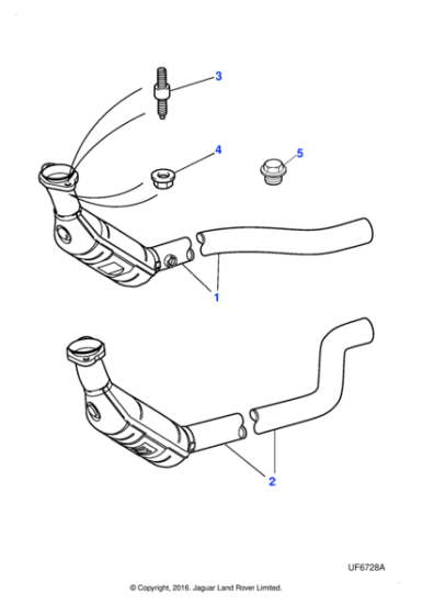 XR836503 - Jaguar Manifold stud