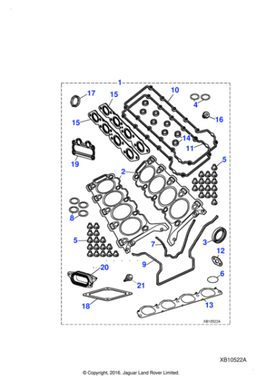 C2C24632 - Jaguar Gasket kit