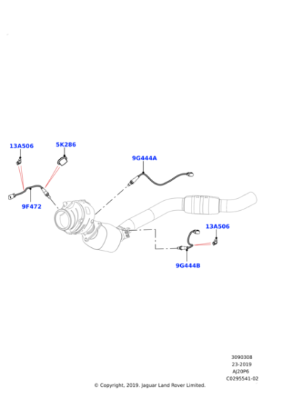 LR135842 - Land Rover Sensor