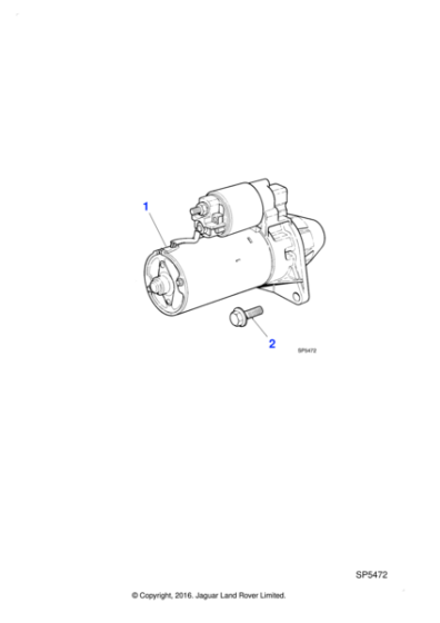 LNA3732BA - Jaguar Starter cable