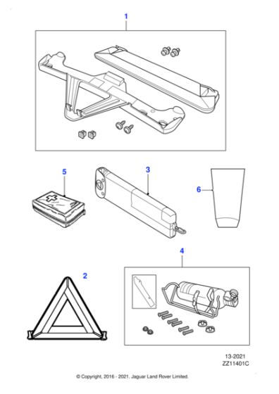 C2D14943 - Jaguar Fire extinguisher