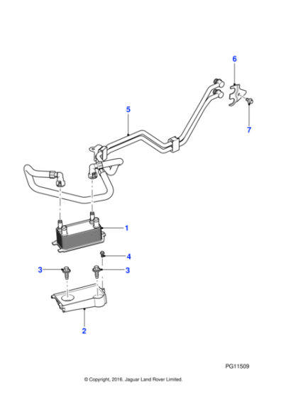 C2Z18818 - Jaguar Oil cooler | Jaguar Land Rover Classic Parts