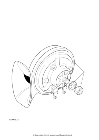 AMR3466 - Land Rover Horn assembly
