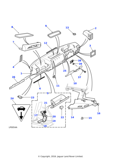 AFU4148L - Land Rover Screw-flanged head