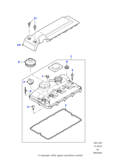 LR019663 - Land Rover Retainer
