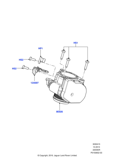 LR008852 - Land Rover Sensor - Air Charge Temperature