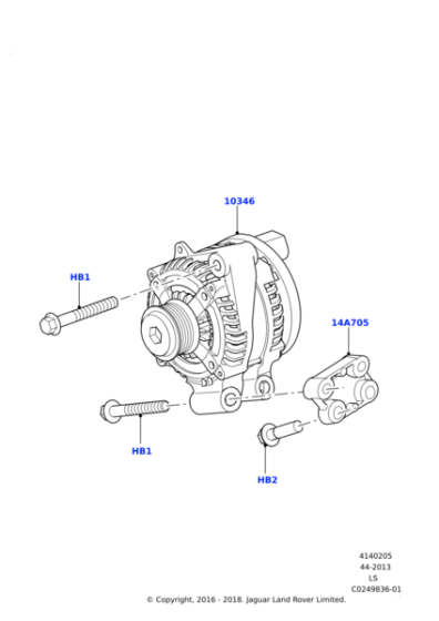 LR078931 - Land Rover Bracket