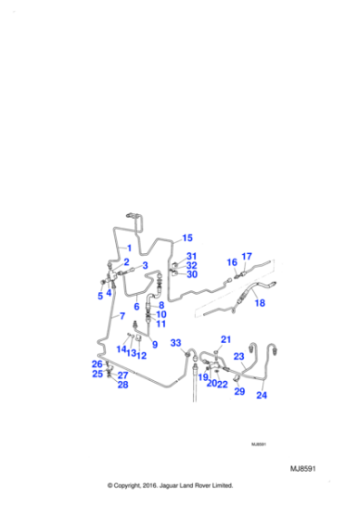 CBC1396 - Jaguar Flexible hose