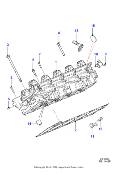 AJ811445 - Jaguar Non return valve