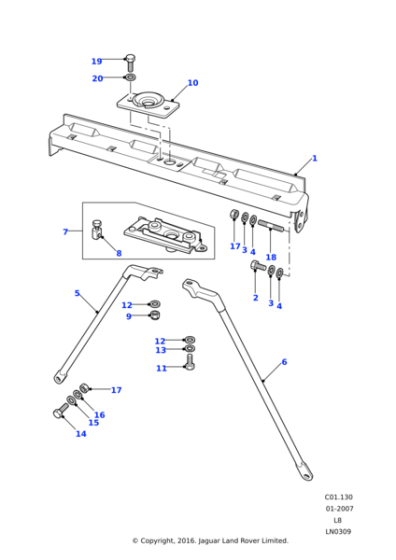 TE108052 - Land Rover Stud