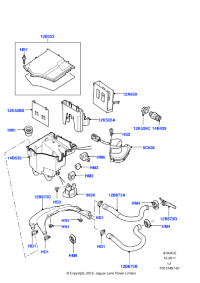 YWL000030 - Land Rover Sensor