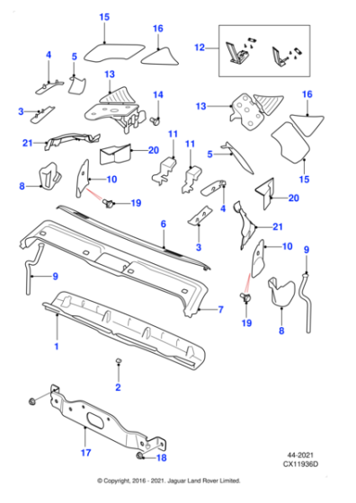 T2R10156 - Jaguar Adapter plate