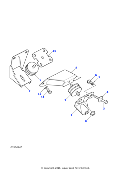 ANR2819 - Land Rover Plate Mounting