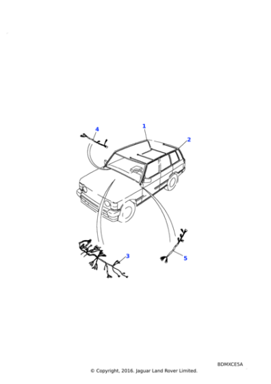 AMR3540 - Land Rover Harness facia