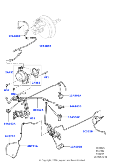 LR083155 - Land Rover Pump - Vacuum