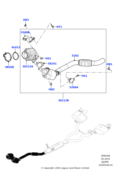 WYH500060 - Land Rover Nut