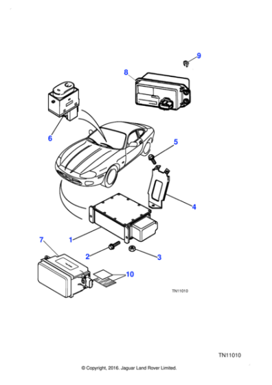 C2C17748 - Jaguar Electronic control module