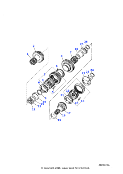 TUK10011L - Land Rover Bearing-needle roller