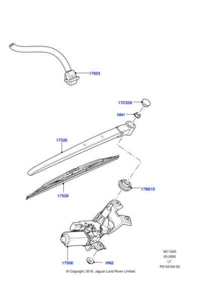DKC500031 - Land Rover Blade - Wiper