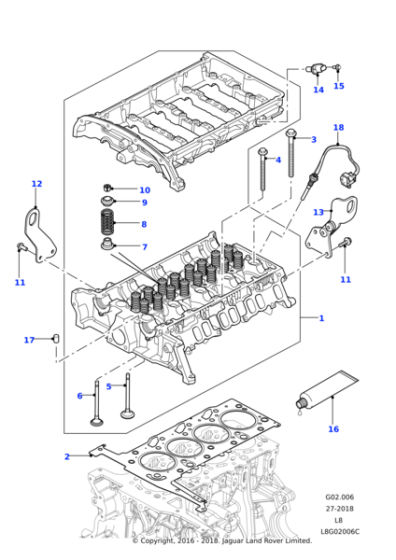 LR032065 - Land Rover Valve - Inlet