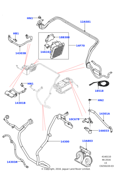 LR067367 - Land Rover POWER SUPPLY DISTRIBUTION BOX