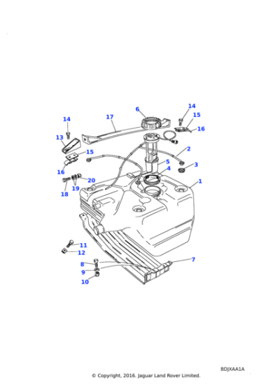 NTC7267 - Land Rover Plate assembly-weld bolt