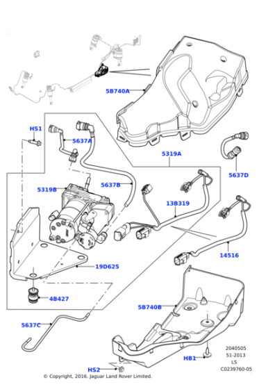 LR060166 - Land Rover Wiring