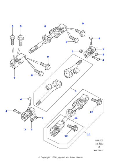 QLE500020 - Land Rover Kit - Universal Joint Repair