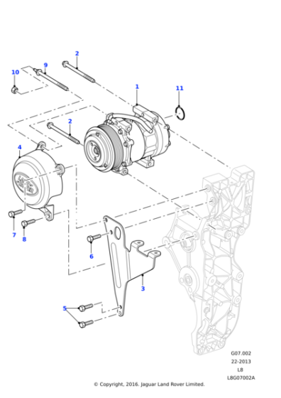 LR031453 - Land Rover Compressor