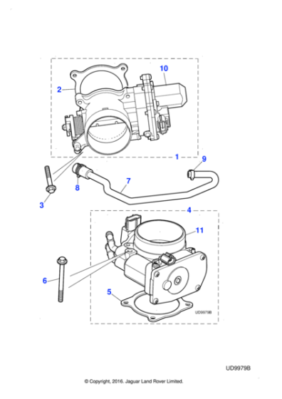 AJ811763 - Jaguar Return hose