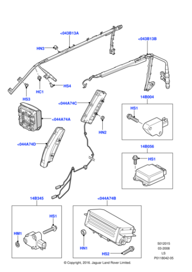 FYP500730 - Land Rover Screw