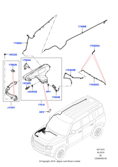 LR129812 - Land Rover Reservoir - Windshield Washer