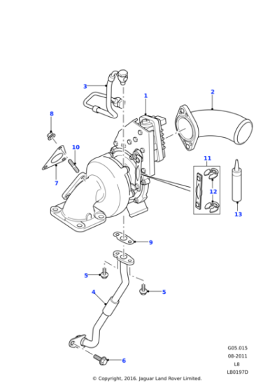 LR004343 - Land Rover Nut