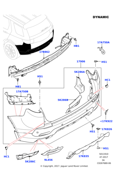 LR083551 - Land Rover Heat Shield