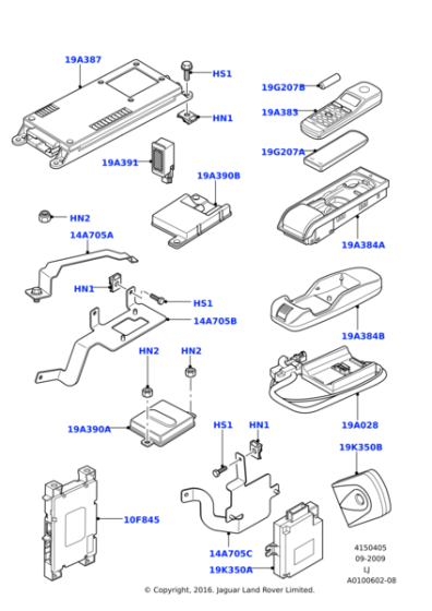 XVJ500420 - Land Rover Control - Mobile Phone