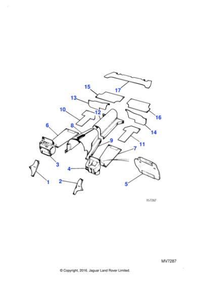 BCC6642 - Jaguar Seat pan insulation