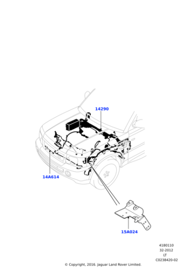 LR030468 - Land Rover Wire