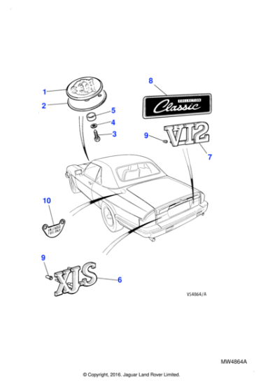 BCC3665 - Jaguar Emblem