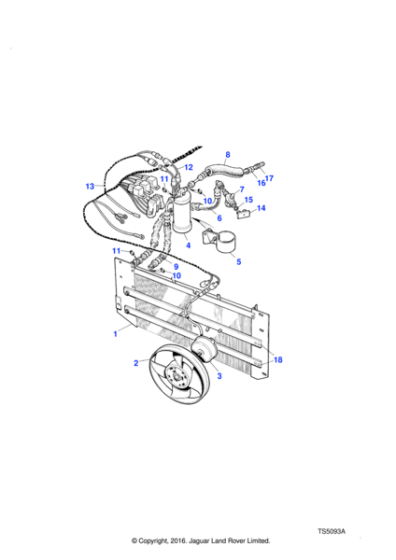 AEU1220 - Land Rover Receiver dryer assembly R134a-air conditioning
