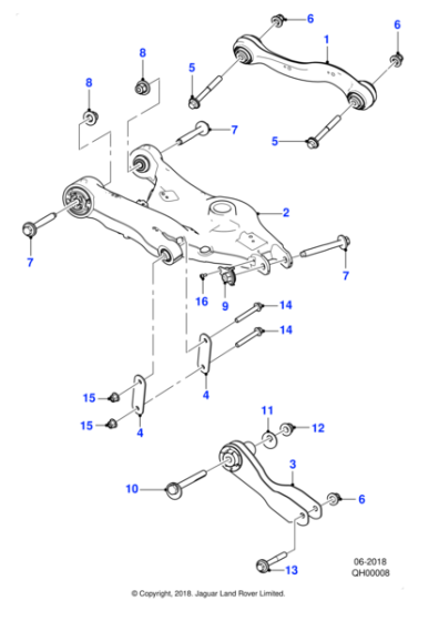 T4N22003 - Jaguar Wishbone arm