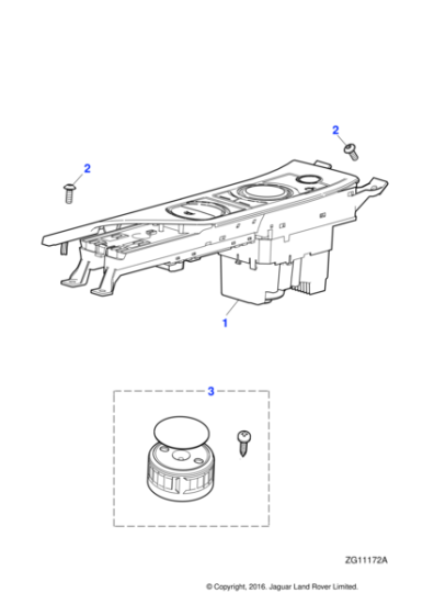 C2Z31489 - Jaguar Transmission control module