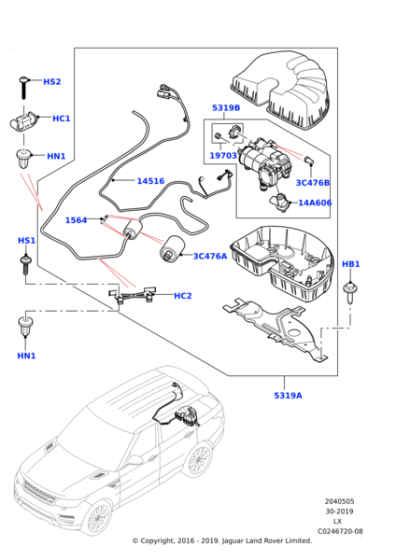 LR055953 - Land Rover Kit - Compressor